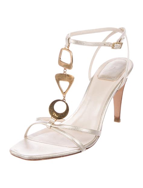 chirstian dior sandals|christian dior sandals with heels.